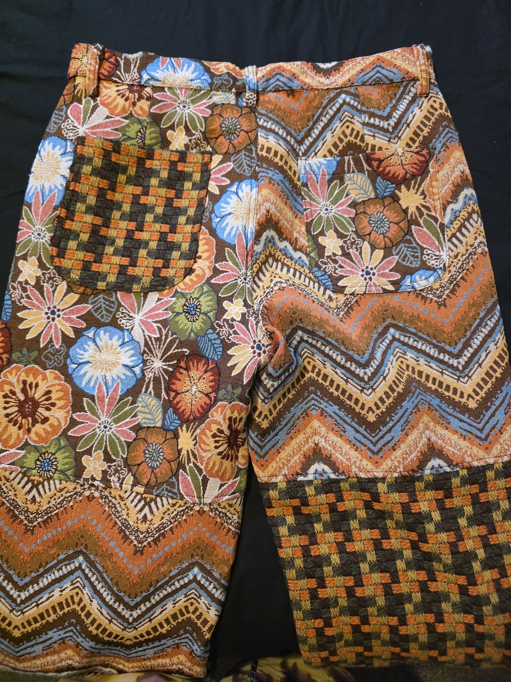 Honor The Gift Patchwork Floral & Geometric Pants Size 34/34 - Picture 5 of 6